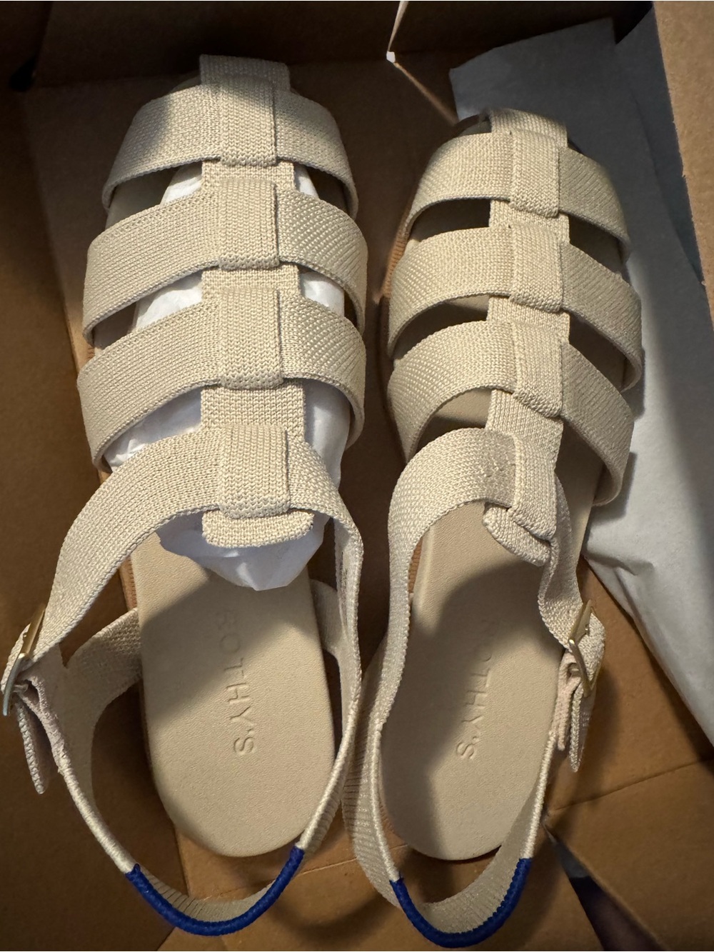 Rothy's Cream Fisherman Sandals - Picture 3 of 3